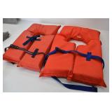 (2) Life Vest- M Child, Universal Adult