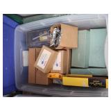 Four Totes w/ Misc. Hardware, Parts & More