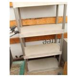 Shelf Unit Plastic 4 Shelf