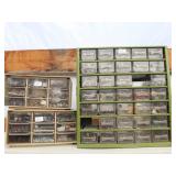 (3) Shop Bolt Bins w/Contents