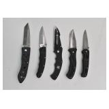 (5) Folding Knives Various Brands