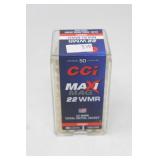 (50rds) CCI Maxi Mag. 22WMR 40gr. Target Ammo