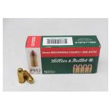 (50rds) FMJ Lellier & Bellot 9mm.380 A 92Gr. Ammo