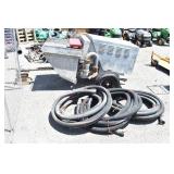 Gas Powered Plaster Pump Working w. Hoses