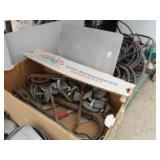 Bargain Lot Tools: Crow Bars, Pulley, Large