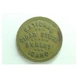 Rare 12 1/2 Cent Cigar Trade Token, Burley, Idaho