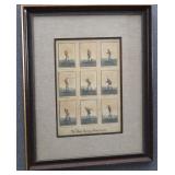 " The Golf Swing Progression" Framed Print