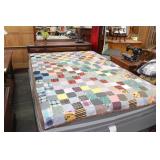 Hand Tied Brown Backed Quilt