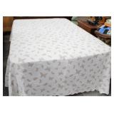 Linen Source 96"x110" Scalloped Edge Blanket