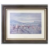 Large Western Print "One Dry Match" Keith W Avery
