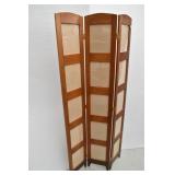 Photo Triple Panel Wood Room Divider