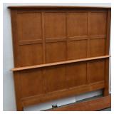 Mission Style Oak Queen Bed Frame