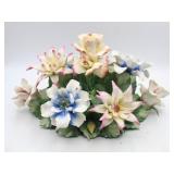 Capodimonte Mollica Porcelain Floral Centerpiece