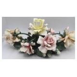 Capodimonte Mollica Porcelain Floral Centerpiece