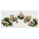 (5) Capodimonte Mollica Mini Porcelain Pieces