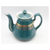 HALL 6-Cup Tea Pot with 22K Gold Accents