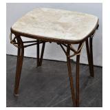 Marble Top End Table