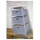 Essential Home 3-Drawer Cart NIB
