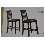 Essential Home Cayman High Dining Chairs NIB