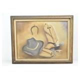 Original Signed Western/Cowboy Painting