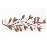 Brown Metal Hanging Leaf Decor/Wall Art
