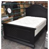 Black Full Size Headboard and Footboard Only