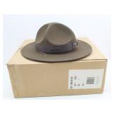 Boy Scout Camp Leader Hat in Olive Drab-7-5/8