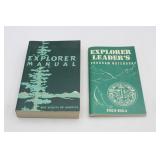 (2) Boy Scouts of America EXPLORER MANUAL/Notebook