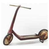 Retro WESTCOASTER Metal 2-Wheel Kick Push Scooter
