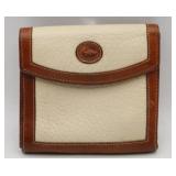 "Dooney & Bourke" Small Leather Flap Wallet
