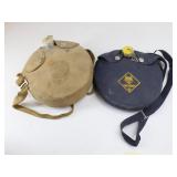 (2) Boy Scout Canteens