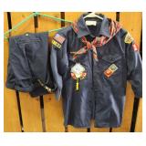 Boy Scout Shirt, Pants/Belt & Plaid Webelos Scarf