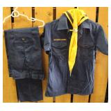 Boy Scout Shirt, Pants & CUB Scout Scarf w Slide
