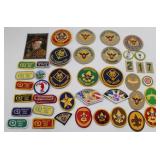 Collection of (51) Boy Scout/Staff Patches & Merit