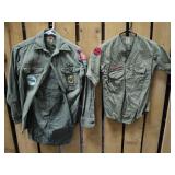 2-Boy Scout Shirts w Patches &1 Pair of Pants