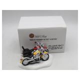 Snow Village "Harley-Davidson Fat Boy & Softtail"