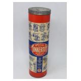 Special TINKERTOY Set, 1/2 Full Cardboard Tube