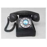 Heavy Northern Electric Black Rotary Dial Phone
