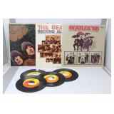 (3) BEATLES Albums & (4) 45 rpm Records