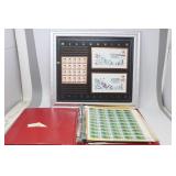 Collection of Vintage Stamps & Framed Millennium