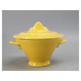 Homer Laughlin Harlequin Deco Yellow Sugar Bowl