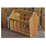 Wood Magazine Rack