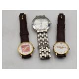 (3) Watches- All Keep Good Time