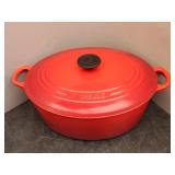 LeCreuset #31 Oval Enamel Cast Iron Dutch Oven
