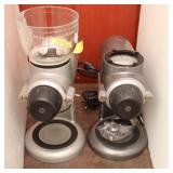 2- KitchenAid Commercial Coffee Mills KPCG100