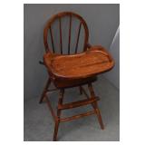 Wood Highchair w/Wood Tray