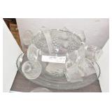 Vintage Punch Bowl & Cups