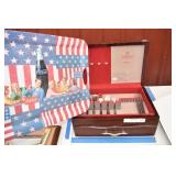 Coke Tray, Silverware Box & SS Flatware