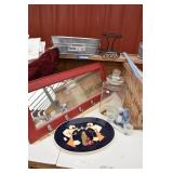 36" Mirror W/Hooks, Carol Plate, Tea Jar