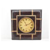 Square Chunky Quartz Wall Clock Roman Numerals